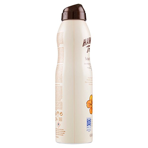 HAWAIIAN Tropic Satin Protection Continous Spray Spf 30 - Bruma Solar Protectora de Absorción Rápida, Protección Solar no Grasa, Crema, 220 Mililitros