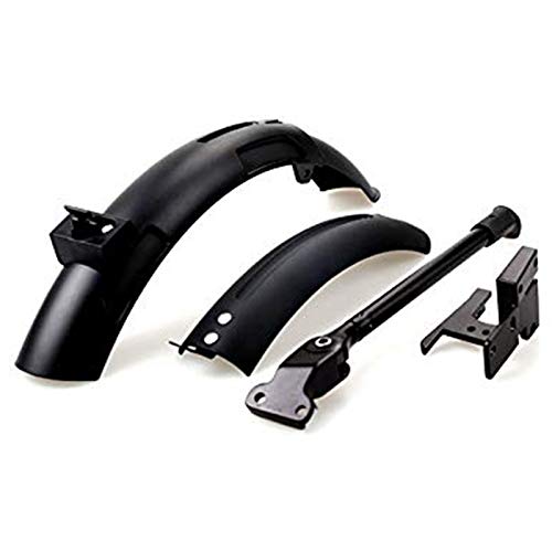 hclshops For Xiaomi Qicycle EF1 eléctrico for Bicicleta Guardabarros y neumáticos Pata de Cabra Splash Fender Soporte Guardabarros de Bicicleta (Color : Black)