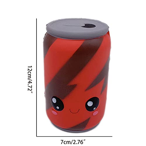 HDBD Squeezy Ball Pinch Cola Can Toy para niños Adultos Bola esponjosa interactiva para liberar presión Bola de Memoria Rebote Lento
