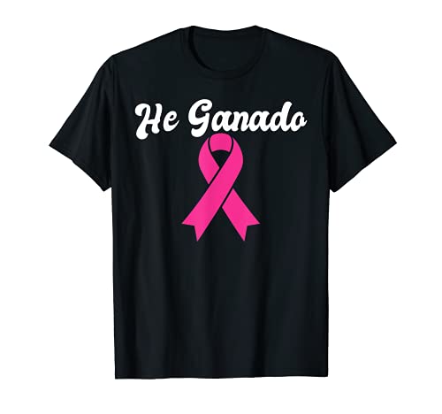 He Ganado Fuerza Hospital Cancer De Seno Hombre Mujer Regalo Camiseta
