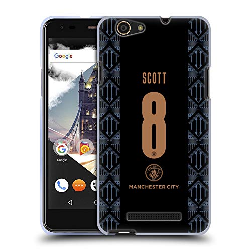 Head Case Designs Licenciado Oficialmente Manchester City Man City FC Jill Scott 2020/21 Mujer Lejos Kit Grupo 1 Carcasa de Gel de Silicona Compatible con Wileyfox Spark X