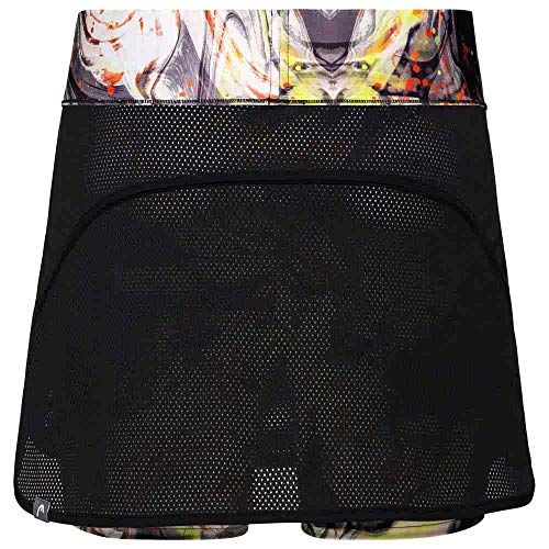 Head Smash Falda pantalón Negro Estampado (XS)