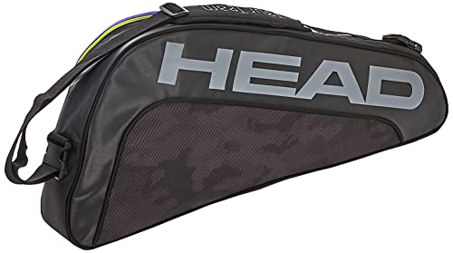 Head Tour Team 3r Pro Bolsa Tenis (3 Raquetas), Unisex, Negro/Mixto