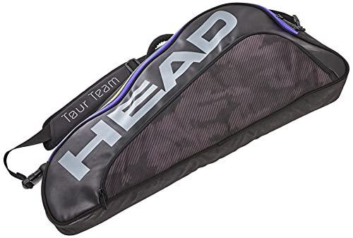 Head Tour Team 3r Pro Bolsa Tenis (3 Raquetas), Unisex, Negro/Mixto