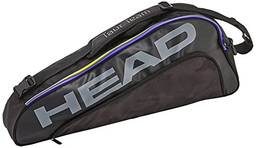 Head Tour Team 3r Pro Bolsa Tenis (3 Raquetas), Unisex, Negro/Mixto