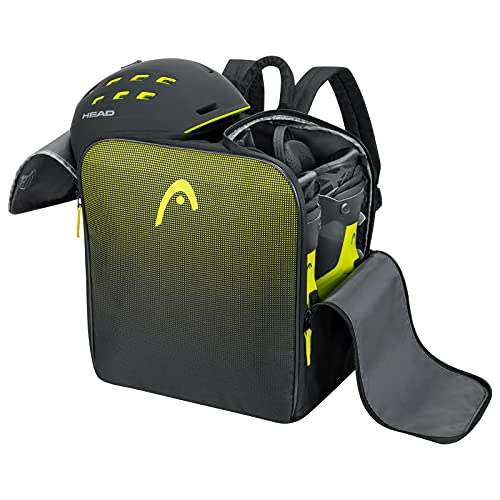 HEAD Unisex's - Mochila para Botas de esquí, Color Negro y Amarillo