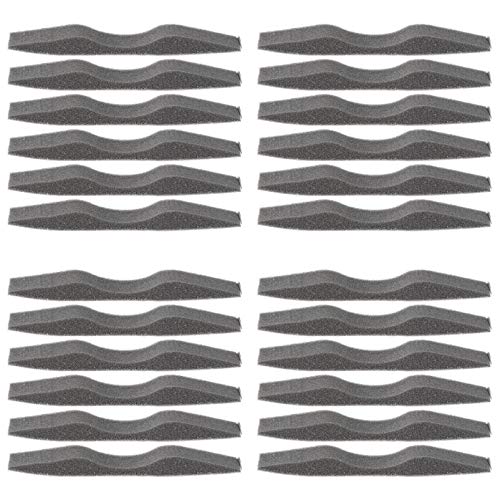 HEALLILY 72 Unids Tiras Del Puente de La Nariz Almohadilla Almohadillas de Espuma para La Nariz Autoadhesivas Antivaho Cojín Protección Raya Diy Artesanía Cubierta Facial Suministros