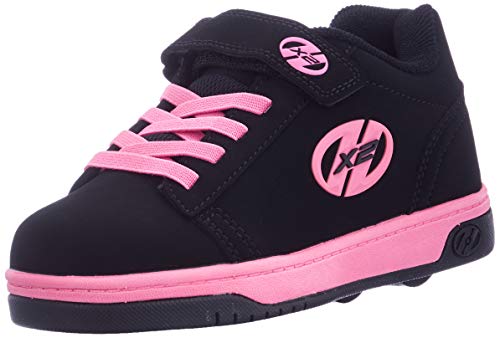 Heelys Dual Up, Zapatillas para niñas, Negro (Black/Pink), 32 EU