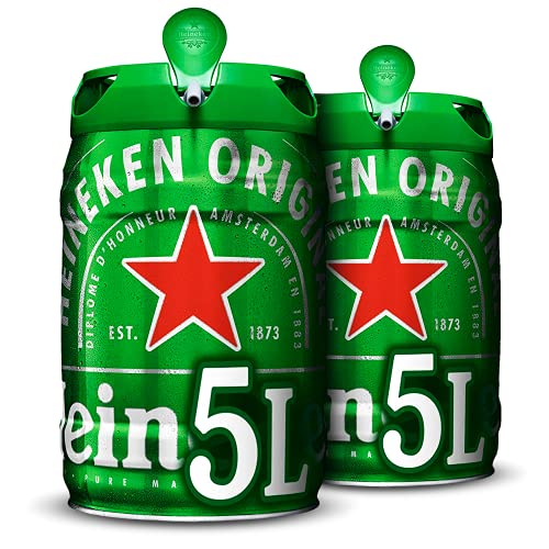 Heineken Cerveza Barril, 2 x 5L