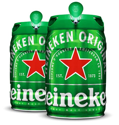 Heineken Cerveza Barril, 2 x 5L