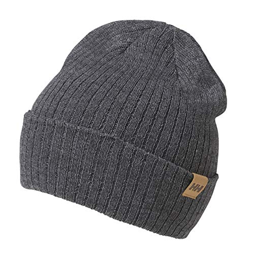 Helly Hansen Business Beanie Gorro de Punto, Hombre, Gris (Gris 964), One Size (Tamaño del Fabricante:Unica)