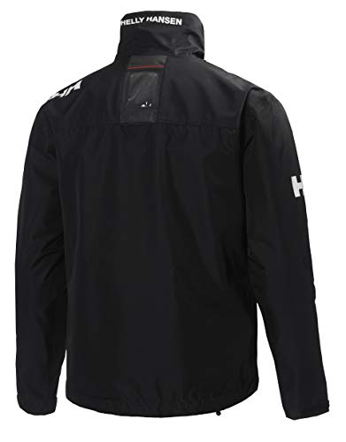 Helly Hansen Crew Midlayer Chaqueta deportiva impermeable, Hombre, Negro (Black 990), M