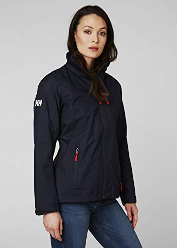 Helly Hansen W Crew Midlayer Jacket Chaqueta Impermeable, Mujer, Navy, L