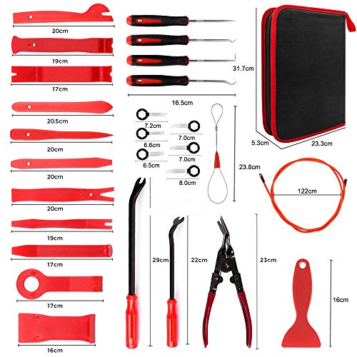 Herramientas de Equilibrado, Bst4u para La Herramienta De EliminacióN del Tablero De Audio del AutomóVil Y La NavegacióN del AutomóVil con El Kit De EliminacióN del Panel De Ajuste (43PCS)