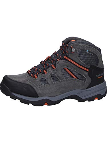 Hi-Tec Banderra II WP, Botas de Senderismo Hombre, Gris Carbón Grafito Naranja Quemado 51, 43 EU