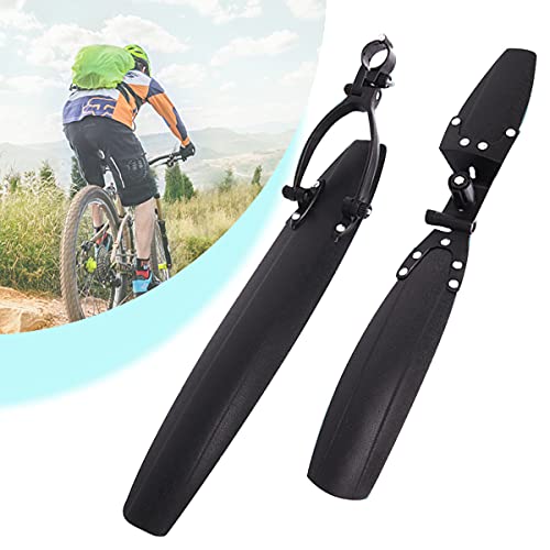 HIMABeauty Espesar Guardabarros de Bicicleta, 20-26in Guardabarros Portátiles para Bicicletas, Curvatura de 360 ​​° Ensancha Los Guardabarros de Bicicleta, para Bicicleta Montaña