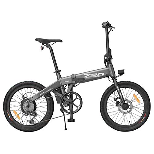 HIMO Z20 Bicicleta eléctrica Plegable para Adultos, Bici eléctrica de montaña de 20" para desplazamientos Diarios, batería 10 Ah, Engranajes de transmisión de 6 velocidades