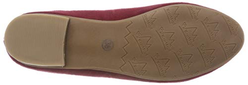 Hirschkogel 3003424, Bailarinas con Punta Cerrada Niñas, Rojo Bordo 024, 35 EU