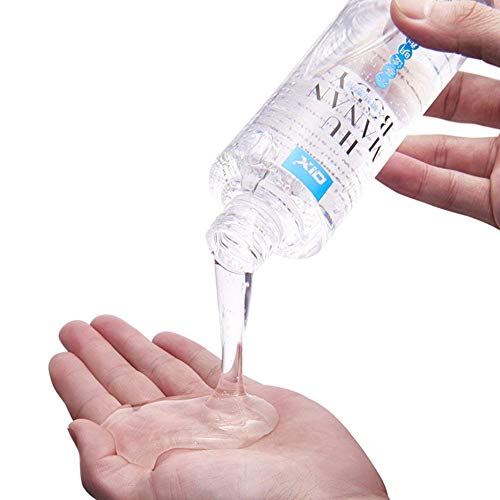 HITRENDS Gel Lubricante a Base de Agua, 220ml Geles 100% Natural Sin Fragancia Efecto & Larga Duración, Funciona con Todos los Tipos de Condones de Látex y Juguetes de Silicona (Sin perfume)