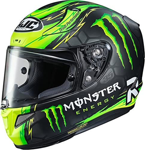 HJC Helmets Rpha 11 Cal Crutchlow-Réplica de Monstruos Casco para Motocicleta, Hombre, MC-4HSF, XXS (52/53)