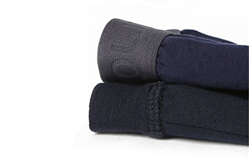 HMILYDYK Paquete de 2 pantalones de ropa interior térmica para hombre, de algodón suave, capa base ligera, pantalones inferiores, talla L-XXXL