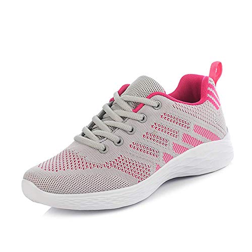 Hombre Mujer Zapatillas Running Trail Fitness Zapatos Deporte para Correr Sneakers Ligero Transpirable