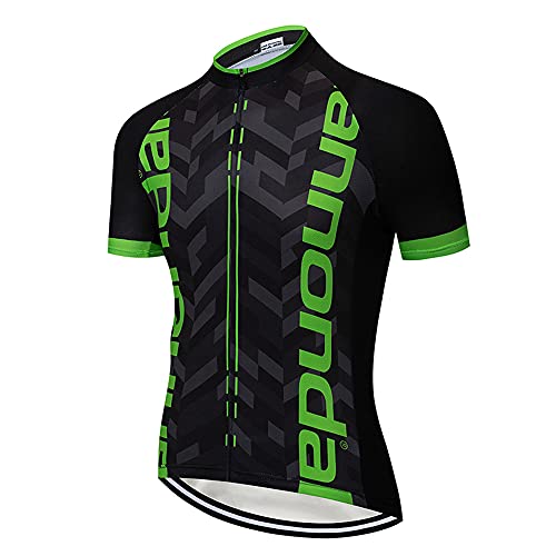 Hombre Ropa de Ciclismo para Verano Maillot Manga Corta Ciclismo Transpirable