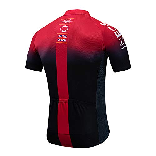 Hombres Maillots de Bicicleta Ropa de Ciclo Jersey de Manga Corta Cómodo Respirable