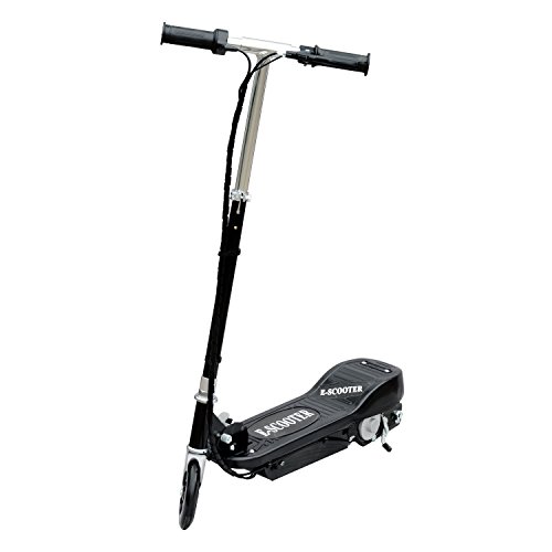 HOMCOM Patinete Eléctrico Plegable para Niños y Adolescentes de +7 Años Scooter Eléctrico con Manillar Ajustable en Altura y Frenos Carga Máx. 50 kg 78x37x91-99 cm Negro