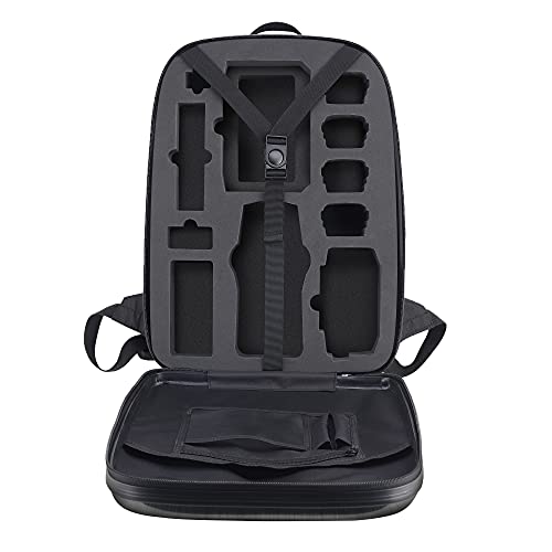 Honbobo Mochila para dji Mavic 2 Pro, Mavic 2 Pro/Zoom Drone y Accesorios Bag Bolsa de cáscara Dura Bolsa de Almacenamiento Estuche de Transporte Impermeable (Dark Gray)