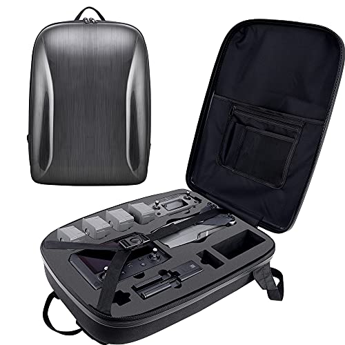 Honbobo Mochila para dji Mavic 2 Pro, Mavic 2 Pro/Zoom Drone y Accesorios Bag Bolsa de cáscara Dura Bolsa de Almacenamiento Estuche de Transporte Impermeable (Dark Gray)