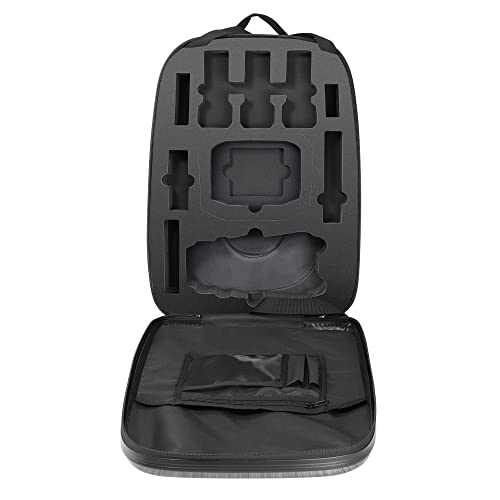 Honbobo Mochila para dji Mavic 3, Mavic 3 Zumbido Control Remoto Pilas Cargador Accesorios Bolsa de Almacenamiento Estuche de Transporte Bolsa de cáscara Dura (Dark Gray)