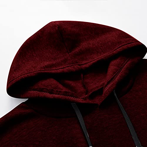 Hoody Sudadera Mujer Navidad Otoño Invierno Divertida Suéter Elegante Manga Larga de Cuello Redondo Navideño Sweaters Sweatshirt con Capucha Hoodie Pullover Impresión de Reno Santa Jerseys Camisa