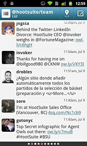 HootSuite for Twitter, Facebook, Foursquare, LinkedIn
