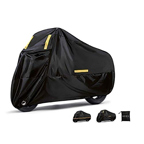 HOTLIGHT Fundas para Motos Cubierta Completa de la Motocicleta Compatible con la Cubierta de la Moto Ridley, la Campana de Motocicleta Duradera Impermeable Impermeable con la Tira Reflectante