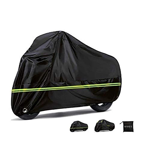 HOTLIGHT Fundas para Motos Cubierta Completa de la Motocicleta Compatible con la Cubierta de la Moto Ridley, la Campana de Motocicleta Duradera Impermeable Impermeable con la Tira Reflectante