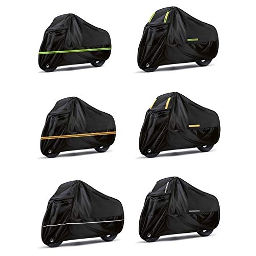 HOTLIGHT Fundas para Motos Cubierta Completa de la Motocicleta Compatible con la Cubierta de la Moto Ridley, la Campana de Motocicleta Duradera Impermeable Impermeable con la Tira Reflectante