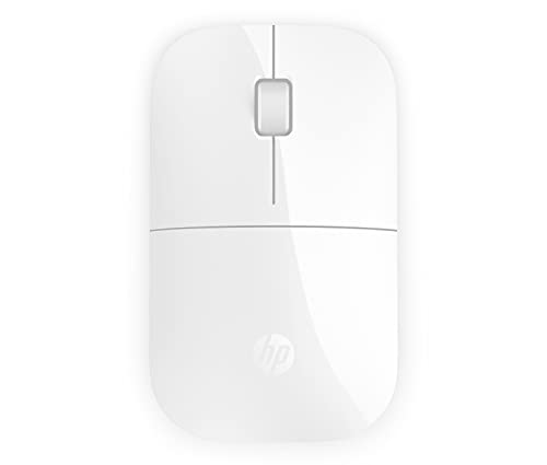 HP Z3700 RF Raton óptico inalámbrico 1200DPI Blanco (Ambidiestro) - Ratón (RF inalámbrico, Oficina, Botones, Rueda, Óptico, Pilas)