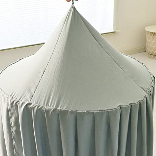 HTRNDDFF Mosquitera de bebé para Cuna para niñas, mosquitera de Princesa, Ropa de Cama con cúpula Colgante, Cama de bebé, toldo, Tienda, Cortina, decoración de la habitación, Rosa Claro, Polonia