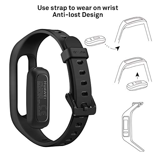 Huawei Band 3e Pulsera de Actividad, Unisex Adulto, Black, Talla única