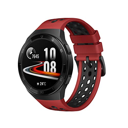 Huawei Watch GT 2e Sport - Smartwatch de AMOLED pantalla de 1.39 pulgadas, 2 semanas de batería, GPS, Rojo (Lava Red), 46 mm