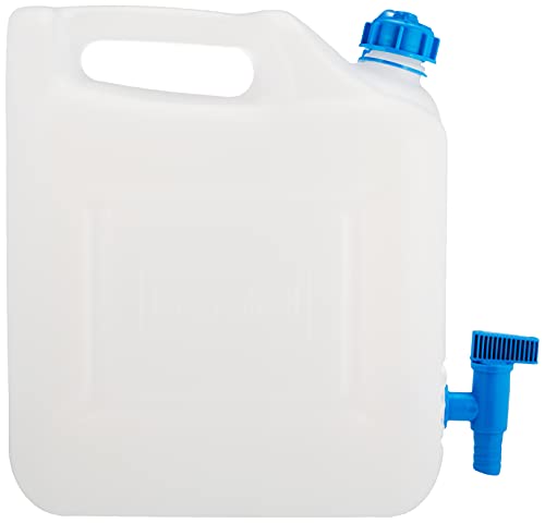 Hünersdorff 817500 Bidón de agua ECO con grifo de drenaje fijo / salida de agua, 10 L (máx. 12L)