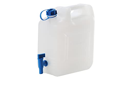 Hünersdorff 817500 Bidón de agua ECO con grifo de drenaje fijo / salida de agua, 10 L (máx. 12L)