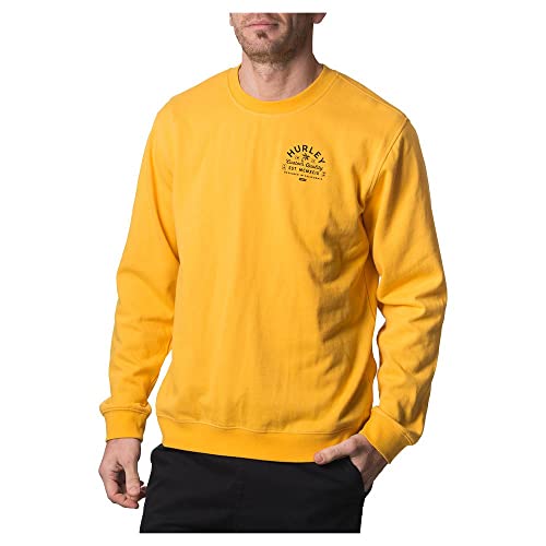 Hurley M Custom Quality Summer Crew, Pollen, XL