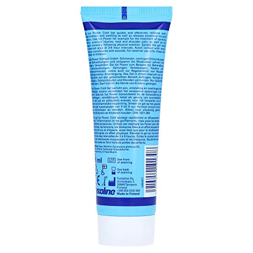 Ice Power, Gel para masaje y relajación (Rápida absorción) - 75 ml.