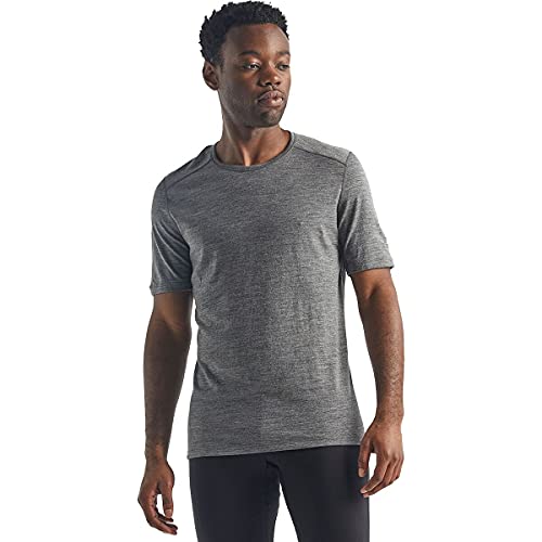 Icebreaker Merino 200 Oasis - Camiseta de Manga Corta para Hombre, Talla Grande