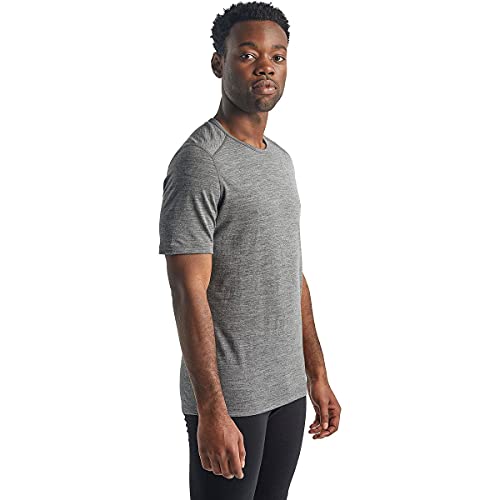 Icebreaker Merino 200 Oasis - Camiseta de Manga Corta para Hombre, Talla Grande