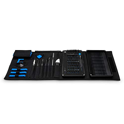 iFixit Pro Tech Toolkit, Juego de Herramientas con 64 puntas de precisión (4 mm) y mango destornillador para reparar moviles, consolas, ordenadores