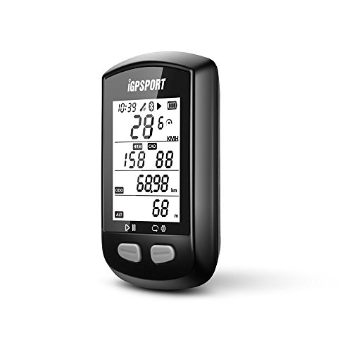 IGPSPORT - Contador GPS con función Ant iGS10, contador de V inalámbrico, compatible con monitor de FR, cardiaco y conexión de sensor de velocidad