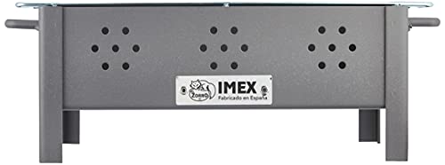 Imex El Zorro Barbacoa Sobremesa con Parrilla Cincada, Negro, 31x21x14 cm, 71431.0